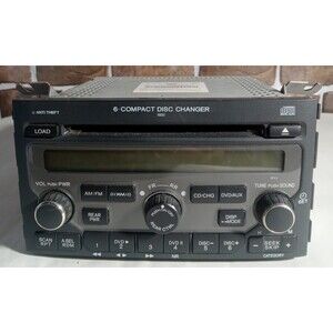 2006-2008 Honda Pilot Am Fm XM 6 Disc CD Player 39100-S9V-A800